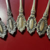 Antikes Set von Teelöffeln aus 800er Silber
