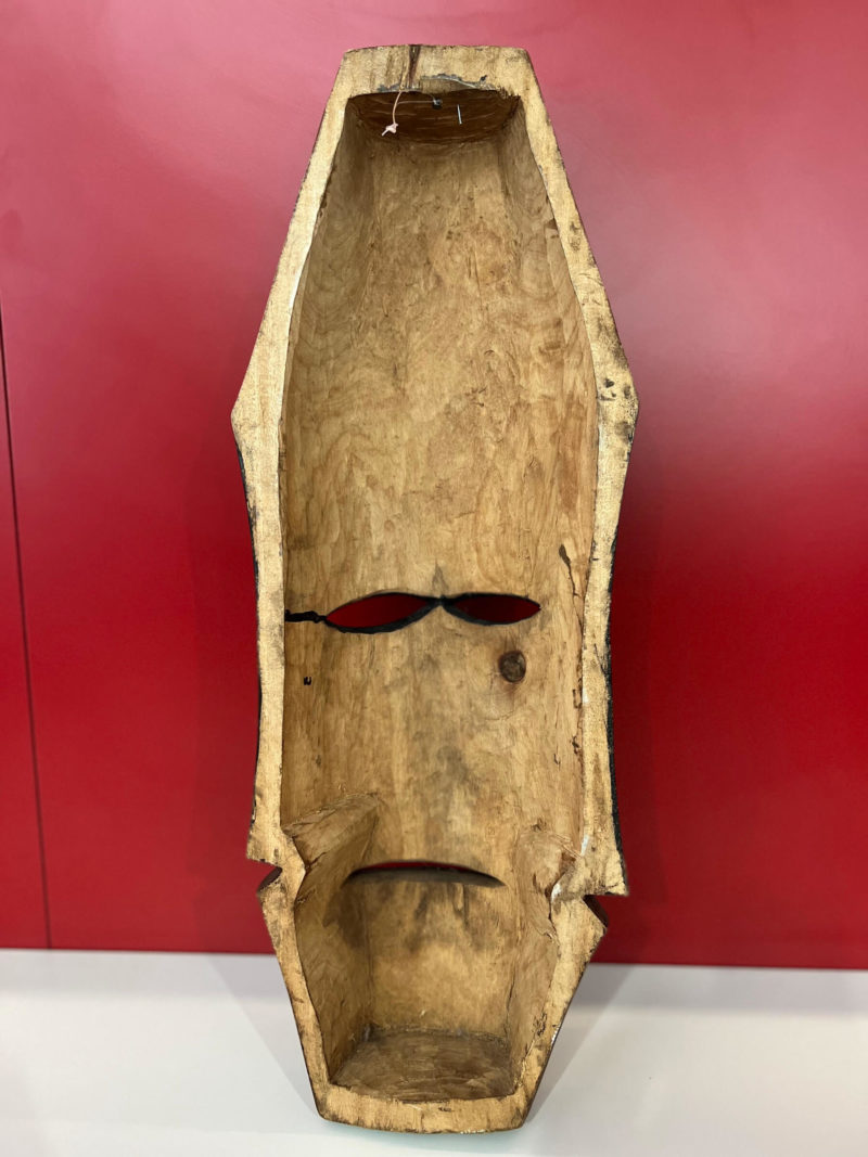 Afrikanische handgemachte Holzmaske 62 cm