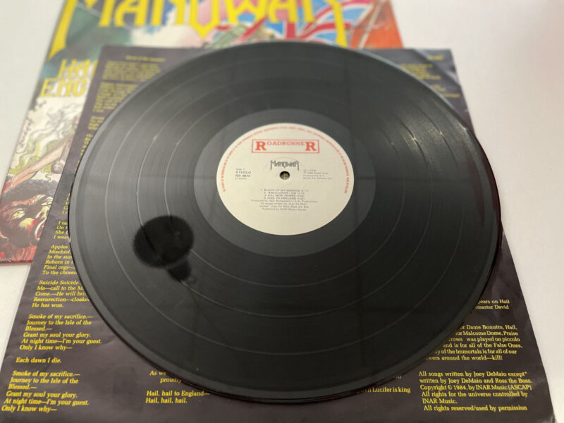 Manowar Vinyl LP Hail to England vom 1984 in Holland