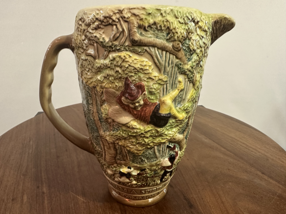 KRUG EN ÉTAIN De 1788, Joli Vieux Krug Avec Couvercle En Étain